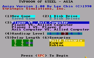 Typhoon Of Steel screenshot 4 for Amiga